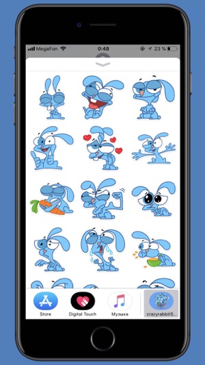 Crazy Rabbit STiK Sticker Pack(圖2)-速報App