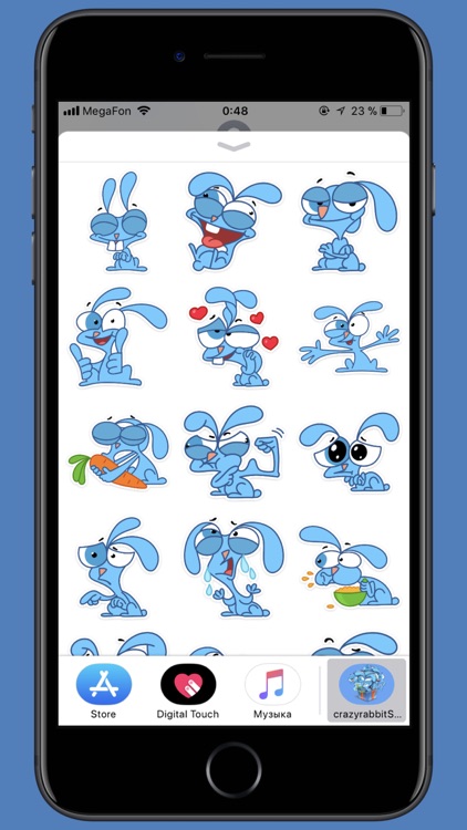 Crazy Rabbit STiK Sticker Pack