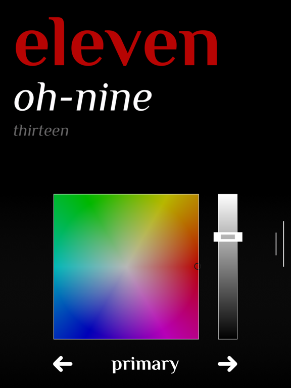 Tock - Text Clock iPad screenshot 3 - Utilities app