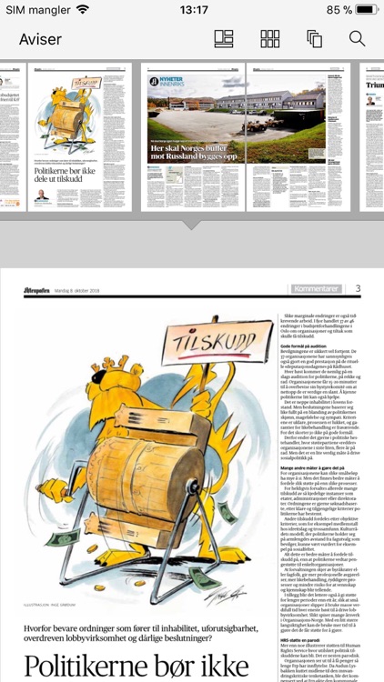 Aftenposten eAvis screenshot-3