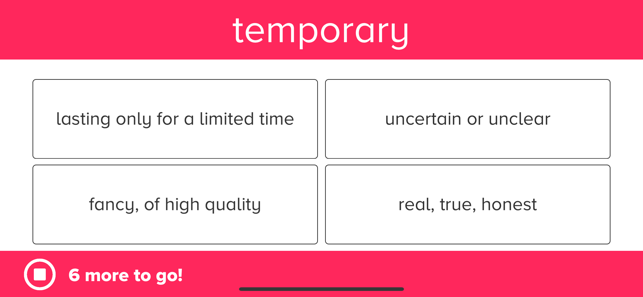 ‎5th Grade Vocabulary Prep Screenshot