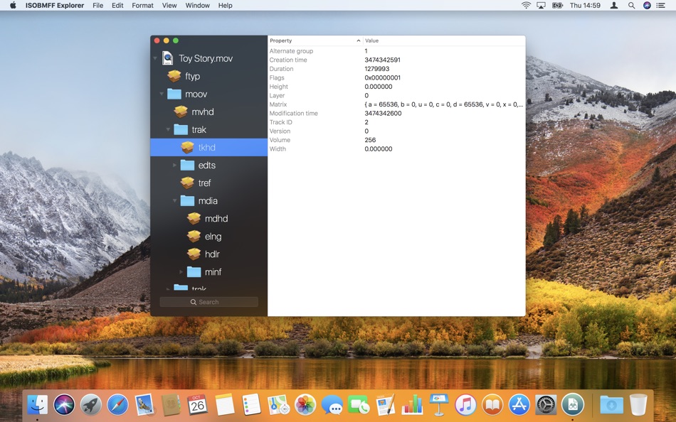 ISOBMFF Explorer - 1.0.4 - (macOS)