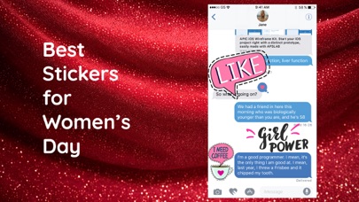 Happy Women's Day Sticker Pack screenshot 3