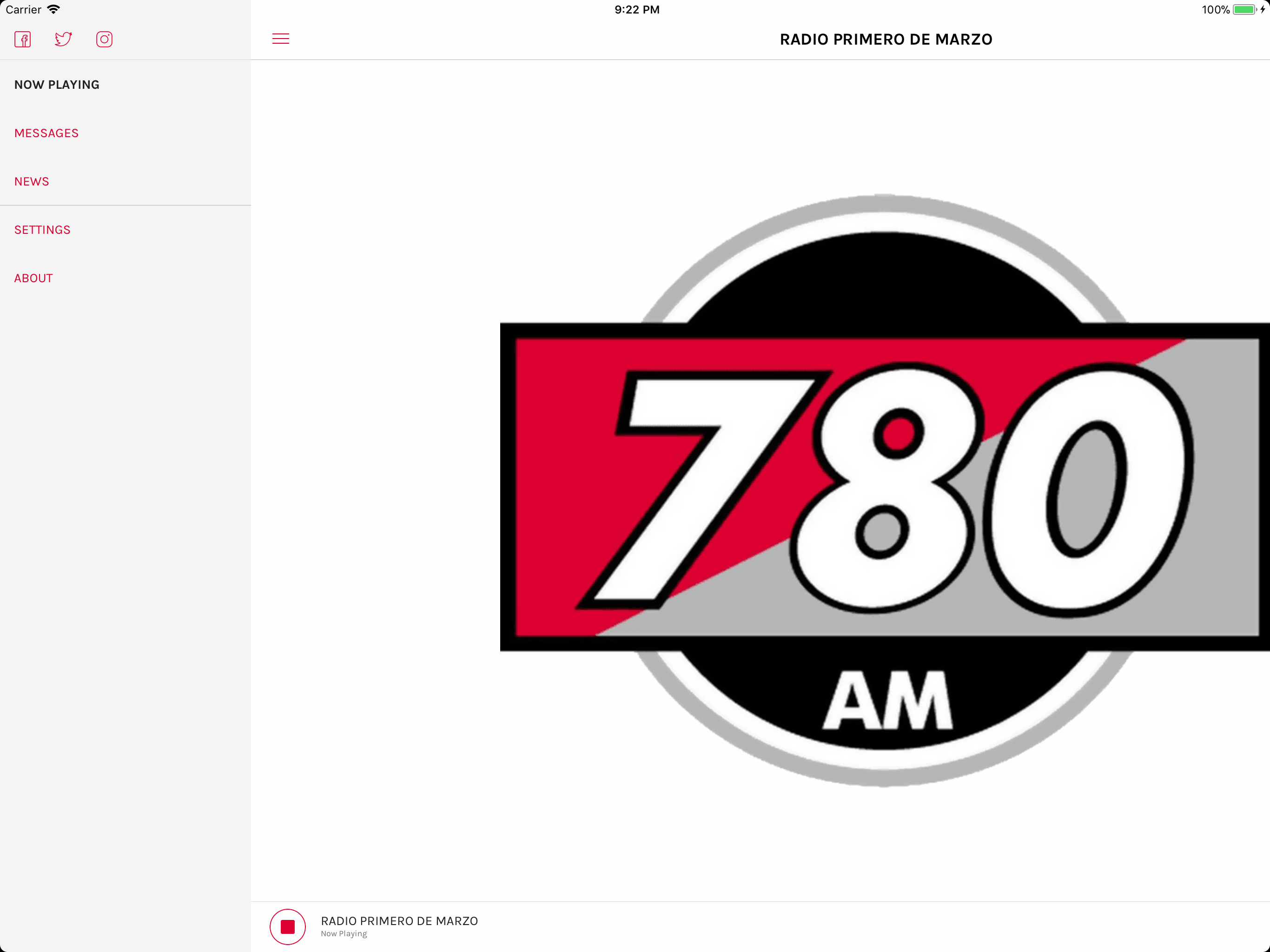 La 780 AM