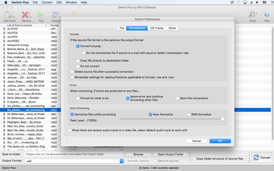 #5. Switch Plus (macOS) Podle: NCH Software