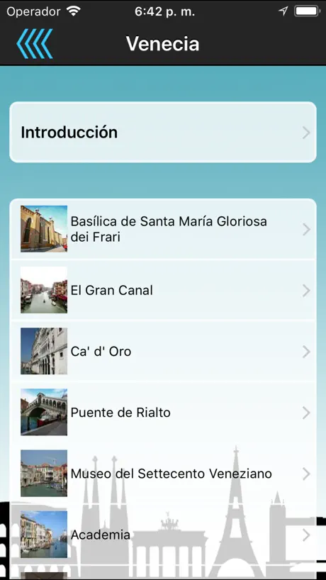 Audioguías de Ciudades