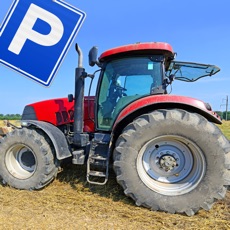 Activities of Farming Tractor Parking School