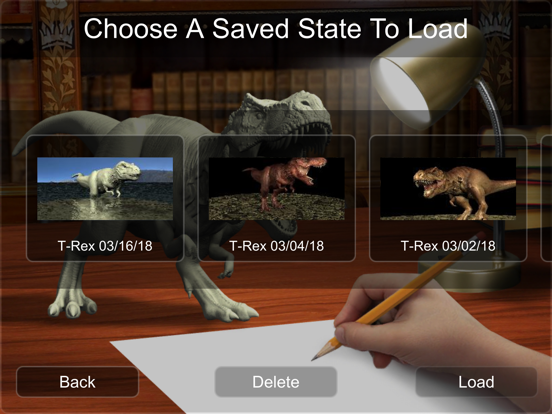 T-Rex Mannequin iPad screenshot 10 - Education app