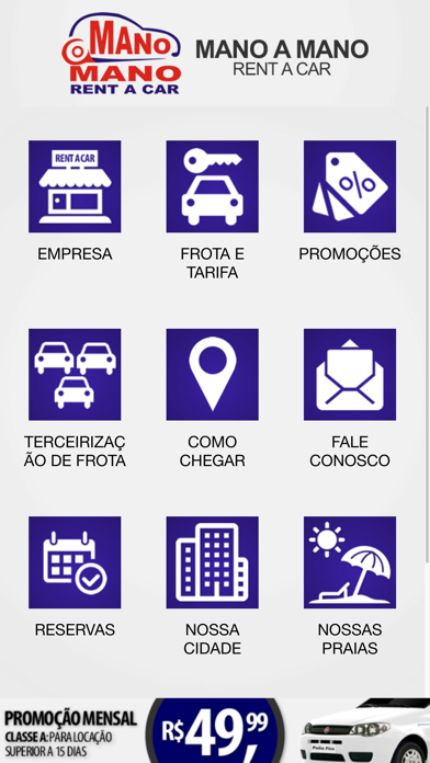 Screenshot #1 pour Mano a Mano Rent a Car