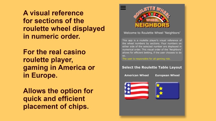 Roulette Wheel Neighbors