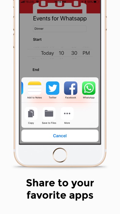 Events for Whatsapp screenshot 3