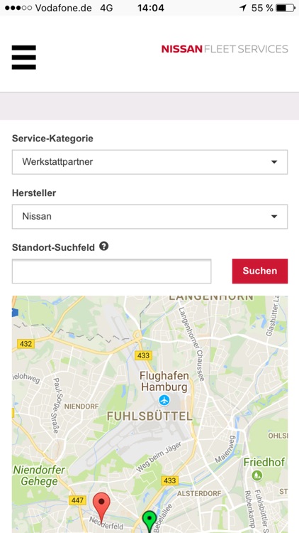 My Nissan Fleet Services