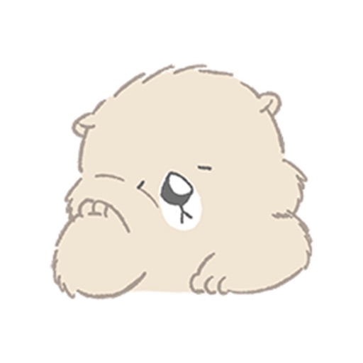 Cute Polar Bear - Fx Sticker