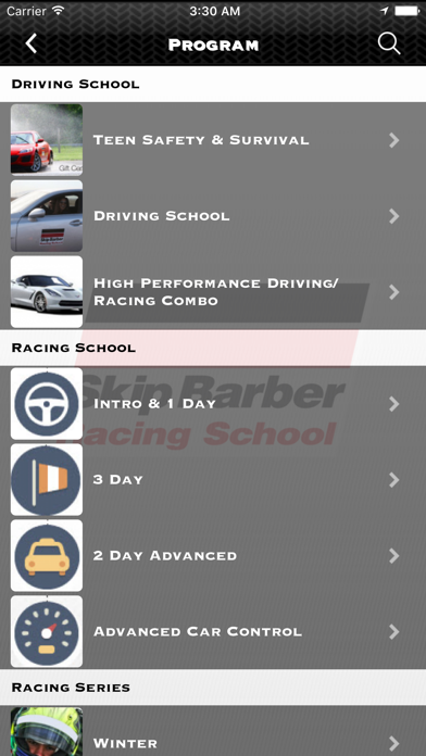 How to cancel & delete Skip Barber Racing School from iphone & ipad 3