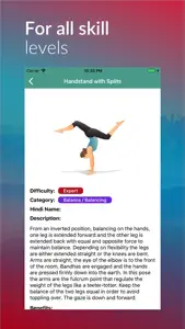 Yoga Asanas and Poses Guide screenshot #3 for iPhone