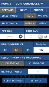 Compound Offset Calculator screenshot