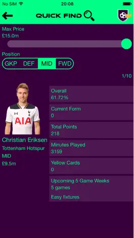 Game screenshot Fantasy Football Transfer Guru apk