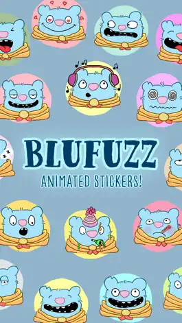 Game screenshot Blufuzz Animated Stickers mod apk
