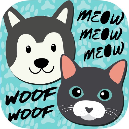 Dogs and cats sounds - Meows and barks iOS App