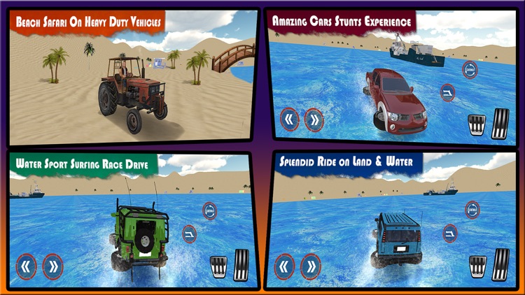 Real Water Surfer: Epic Beach Car Driving