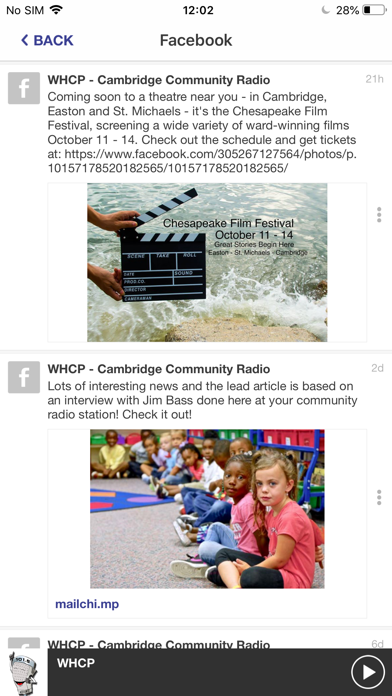 WHCP 101.5 FM Radio iPhone screenshot 2 - Music app