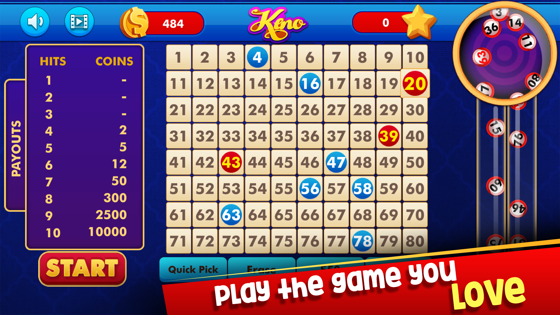 Keno: Lottery Casino Game screenshot 5