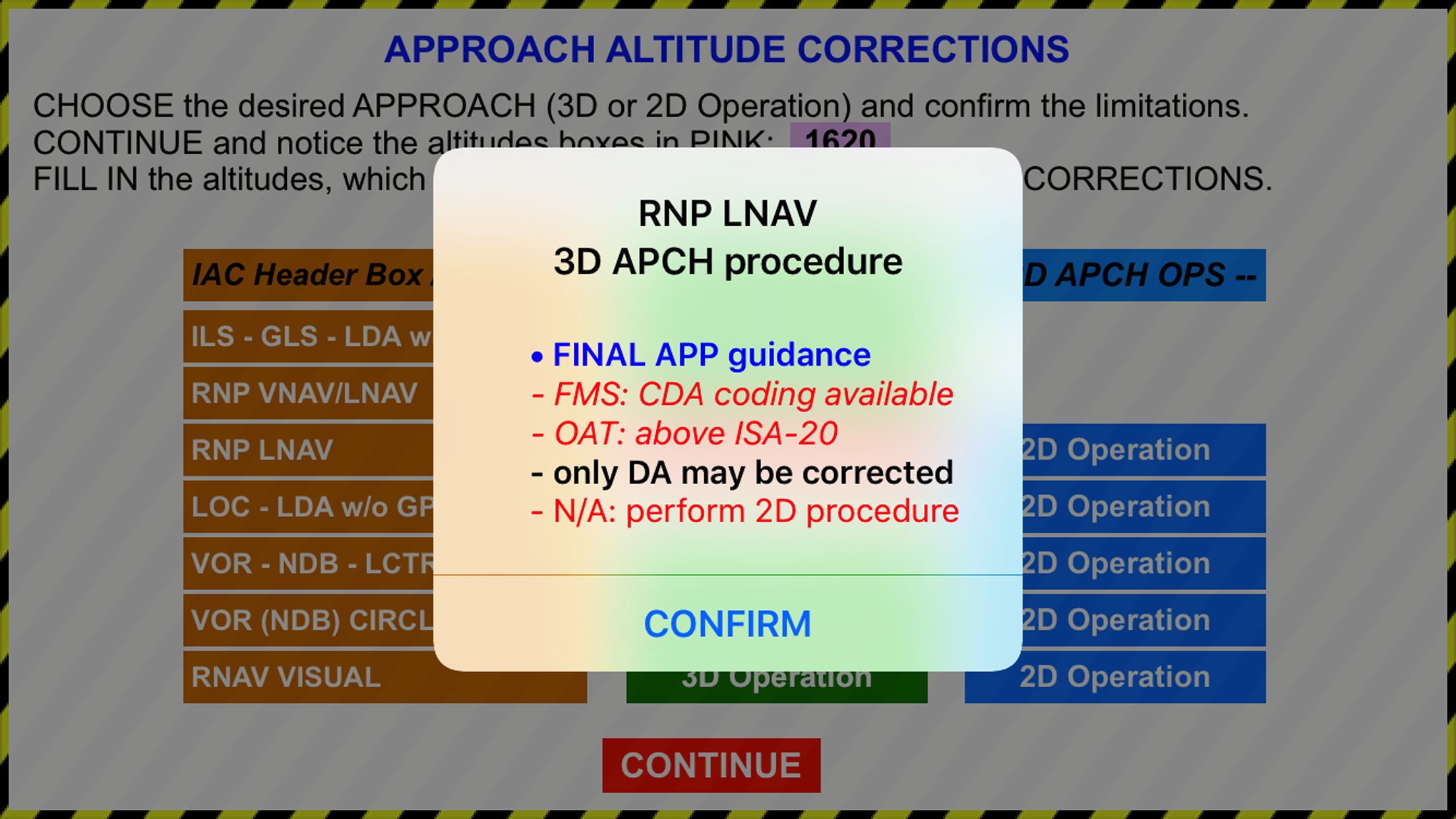 Altitude Correction