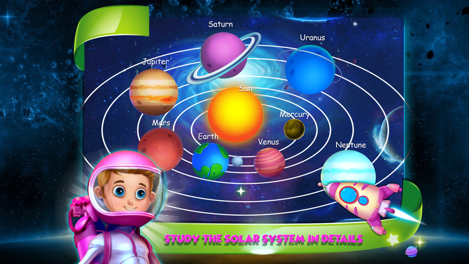 #2. Astronomy Space Learning Game (iOS) 게시자: Nimisha Thaker