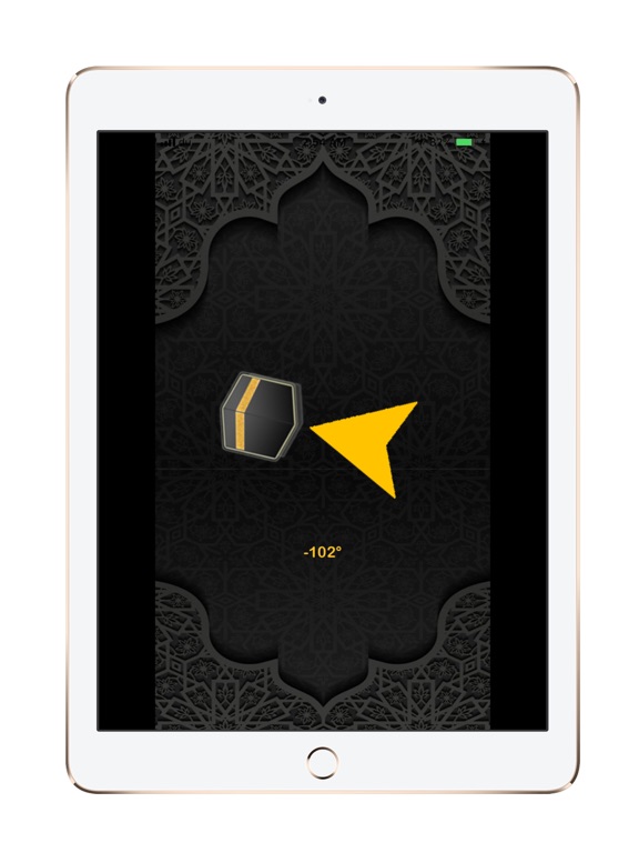 Qibla Direction Finder Compass iPad screenshot 1 - Utilities app