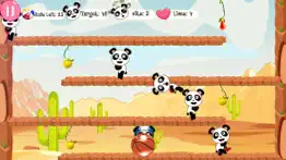 hit the panda - knockdown game iphone screenshot 3
