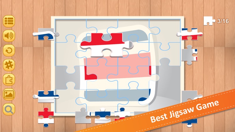 Jigsaw Puzzle National Flag CE