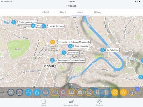 Europe Small Cities iPad screenshot 4 - Navigation app
