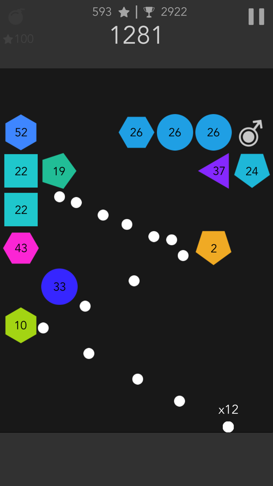#2. Balls.io vs Bricks (iOS) By: 咏武 王
