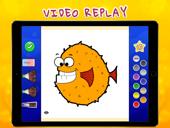 Coloring Your Ocean iPad screenshot 2 - Games app