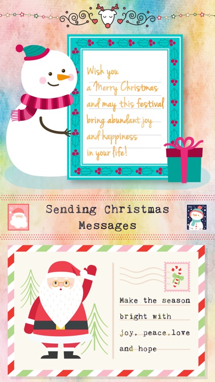 Christmas Letter with Message