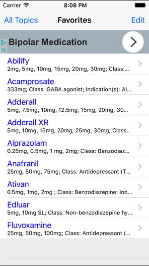 Psych Drugs & Medications: Psychiatric Meds Guide(圖3)-速報App