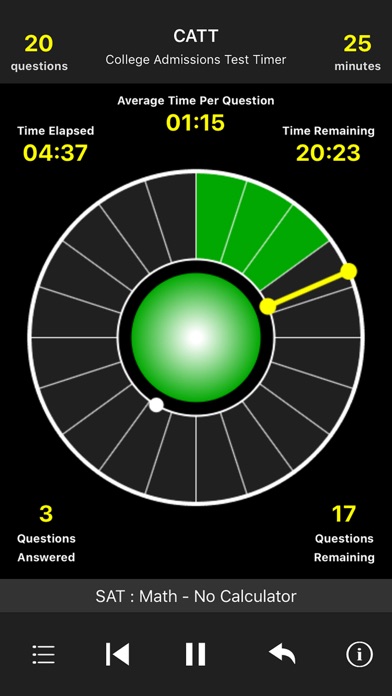 SAT/ACT/PSAT Timer - by CATT screenshot 3