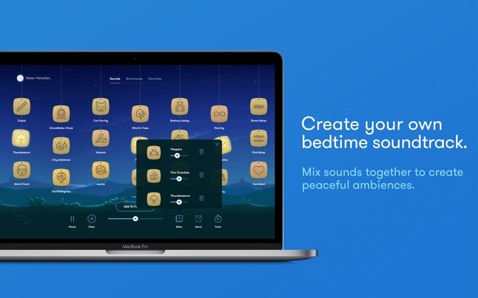 #3. Relax Melodies: Sleep Sounds (macOS) بواسطة: Ipnos Software Inc.