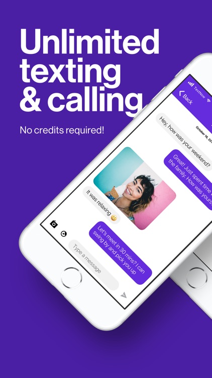 TextNow: Call + Text Unlimited screenshot-0