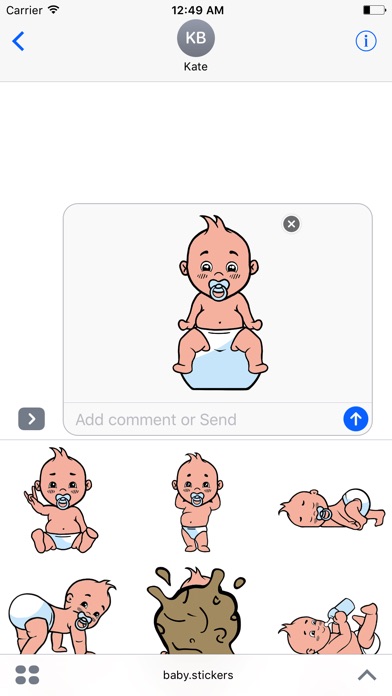 Cool Baby Stickers screenshot 2