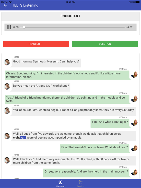 Screenshot #5 pour IELTS Exam Practice Mock Tests Guide