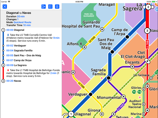 Screenshot #5 pour Barcelona Metro by Zuti