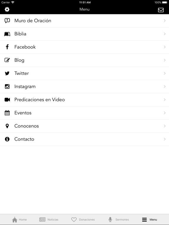 Iglesia Cafe App iPad screenshot 4 - Lifestyle app