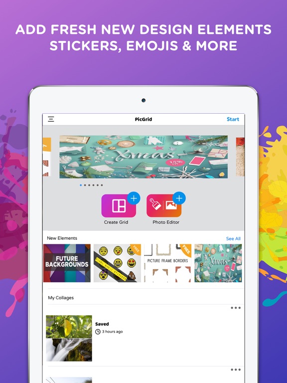 Screenshot #5 pour Pic Grid - Collage Photo Maker