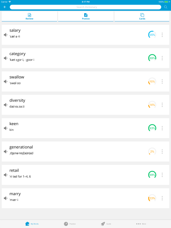 Screenshot #5 pour Smart IELTS - ILVOC Vocabulary