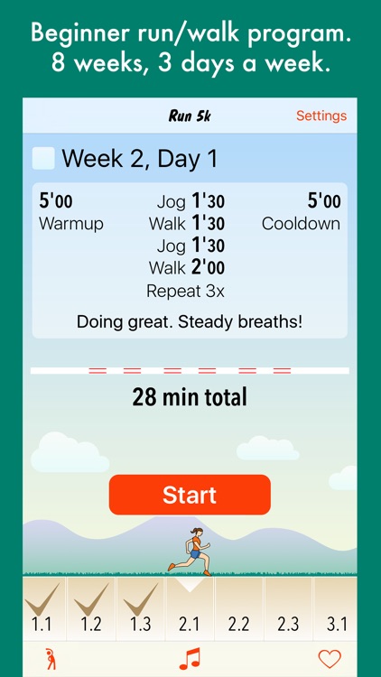 Run 5k - couch to 5k program