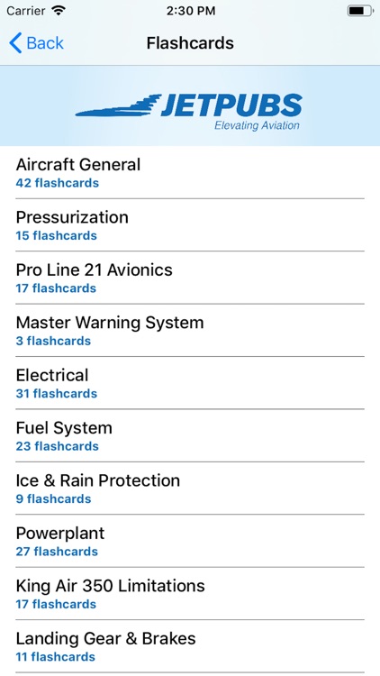 King Air 300/350 Study App