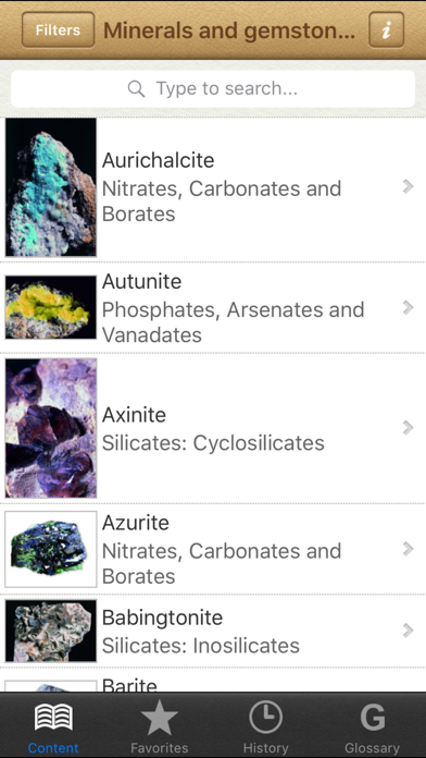 Minerals & Gemstones Screenshot