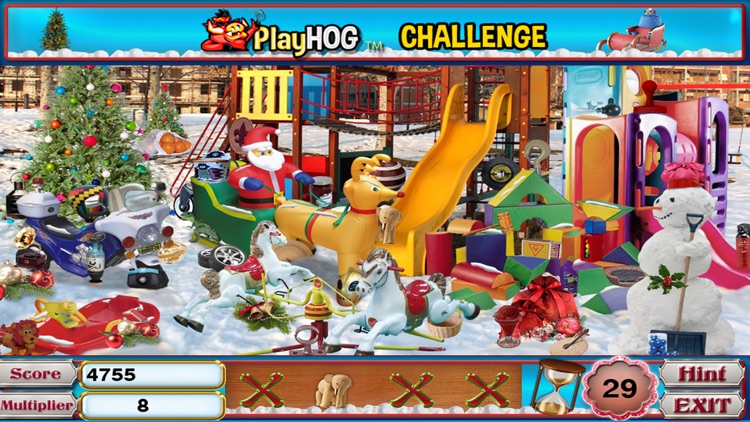 Christmas Park Hidden Objects