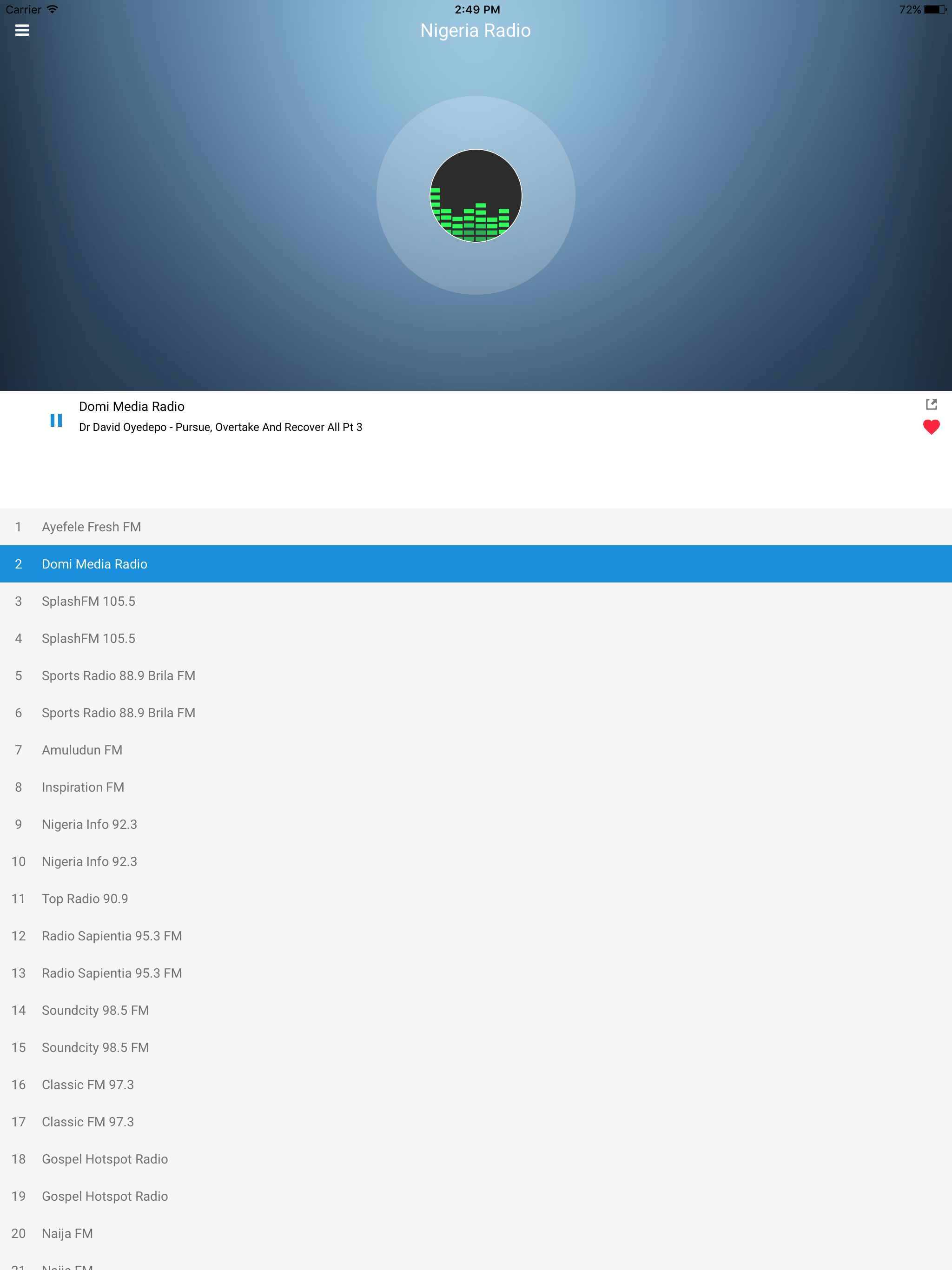 Nigeria Radio Station Live FM screenshot 6